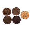 Image 2 : FRANCE 1857-1870 Second Empire 5 Pieces of Centime