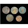 Image 2 : FRANCE 5 Centimes L'an 4 & 5 KM #635.1 & 642 A lot of 5 coins Very Good- Very Fine