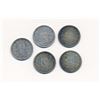 Image 1 : FRANCE 1/2 Franc 1817- 1829 A 5 coin group grading from Fine+ to Very Fine +