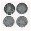 Image 1 : FRANCE Franc1822 B, 1823 A, 1826 A & 1829 B A group of 4 pieces VG- VF +