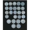 Image 1 : FRANCE Third Republic & Reform Coinage 1898-1962 A 25 Piece Set of 1 & 2 Fr