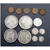 Image 2 : FRANCE 1848-51 Second Rep. - A 14 Piece Starter Set of Mixed Denominations
