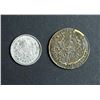 Image 2 : FRENCH CAMBODIA 1860 X # M-3 & 6 One Franc and 10 Centimes Spectacular coin
