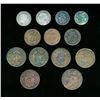 Image 2 : GERMAN STATES PRUSSIA 1844-1869 A 13 Piece Starter Set of Fredr. Wilh. IV