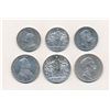 Image 2 : GERMAN STATES PRUSSIA 1901-1915 6 Pieces Comm 2 and 3 Thaler Silver Coins