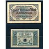 Image 1 : Germany - 3 x 5 M. 1942. 1 - 5 M .1874, 1 - 100 Million, 1923 Sachsische Banknote
