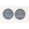 Image 2 : GREAT BRITAIN 1811-12 KM# Tn4 Three Shillings 2 Pieces