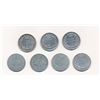 Image 1 : GREAT BRITAIN 1880-1886 S-3907 Shilling a Lot of 7 pieces Very Good-Extra Fine