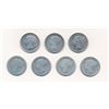 Image 2 : GREAT BRITAIN 1880-1886 S-3907 Shilling a Lot of 7 pieces Very Good-Extra Fine