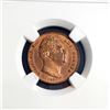 Image 2 : GREAT BRITAIN 1837 George IIII Quarter Penny MS-64 R&B
