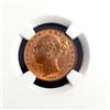 Image 1 : GREAT BRITAIN 1838 Victoria Quarter Penny MS-64 R&B