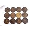 Image 2 : GREAT BRITIAN VICTORIA 1881 H-1901 A 12 Pieces lot of Penny Fine-Extra Fine