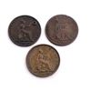 Image 1 : GREAT BRITAIN 1826-1829 KM# 697 Farthings 3 Pieces Very Good to Very Fine+