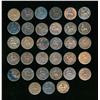 Image 2 : GREAT BRITIAN VICTORIA 1860-1901 A 33 Coin Lot of Farthings Fine-Extra Fine