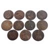 Image 1 : GREAT BRITAIN 1770-1773 Evasian Tokens 11 Pieces Mixed grades