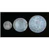 Image 2 : GUATEMALA 1759-1808 A 3 Coin Lot of Mixed Silver Denominations