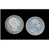 Image 1 : ITALIAN STATES FIRENZE A 2 Piece Lot of Silver Lira Coins Fine