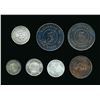 Image 1 : MAURITIUS 1883-1936 A lot of 7 Pieces with Several Denominations VG-EF