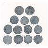 Image 2 : MEXICO 1740-1782 A 13 piece 1/2 Real in Low Grade or Holed/damaged Condition