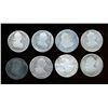 Image 1 : MEXICO 1772-1815 KM# 78.1-83 An 8 Piece Grouping of Real Good-Fine+