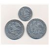 Image 2 : MEXICO 1843-1861 A 3 Coin Lot from Guanajuato Mint