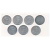 Image 2 : MEXICO 1871-1888 A 7 Piece Lot of 25 Centavos Very Good-Very Fine