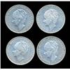 Image 2 : NETHERLANDS 1929-1933 2-1/2 Gulden A 4 Piece Lot Very Fine