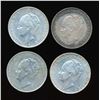 Image 2 : NETHERLANDS 1937-1940 2-1/2 Gulden A 4 Piece Lot Very Fine