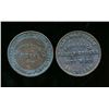 Image 2 : NEW ZEALAND 1851-1874, 2x Auckland Merchant's Tokens