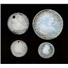 Image 1 : PERU A Quartet of Holey Coins 1782-1794 39.0 grams of Silver