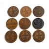 Image 2 : RUSSIA 1813-1826 C# 118 & C# 139.1 2 Kopeks Various Mints VG-VF 9 Pieces