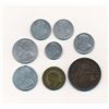 Image 2 : SOUTH AFRICA 1894-1897 Z.A.R. Coinage 8 Pieces including a Gaming Token