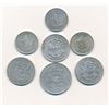 Image 1 : SOUTH AFRICA 1924-1954 A Lot of 7 Silver Coins 2-1/2 Shillings-Shillings VG-VF