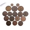 Image 2 : SPAIN 1842-1868 A 17 Piece ISABELLA Copper Group of Mixed Denominations