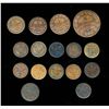 Image 1 : SWEDEN 1851-1907 4 Oscar Skillings F-F+ PLUS 12  x 2 Ore Coppers F-VF