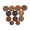 Image 2 : SWEDEN 179?-1808 A 12 Piece Mixed Lot of Skilling Copper Very Good-Very Fine+