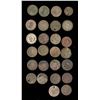 Image 2 : TURKEY AH-1223 Series A 26 Piece Lot of Para Coins, 8 Holed Good-Fine