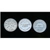 Image 2 : Three Small Aluminum Tokens from Del Rey, Texas