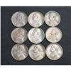 Image 2 : Vatican - Complete Set of Silver 5 Lire Coins 1929 - 1937 9 Coins Mostly UNC see Description