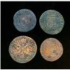 Image 1 : LOW COUNTRIES 1625-1672 4 Coins Spanish Netherlands Anvers Tokens VG-VF