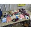 Image 1 : Bolts of Yarn  ( New) & Knitting Needles