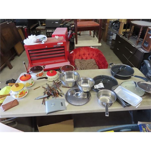 Pots & Pans, Mixing Bowls, Scale & More!