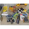 Image 2 : Tool Holster, Glass Cutter, New Odds & Ends Tools Clamp, Pipe Cutter, Tape Measurer 100" Plus More!