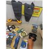 Image 3 : Tool Holster, Glass Cutter, New Odds & Ends Tools Clamp, Pipe Cutter, Tape Measurer 100" Plus More!