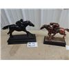 Image 1 : 2 Horse Polo Ornaments/Statues