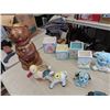 Image 2 : Chalkware, Baby Room Ornaments, 2 Ceramic Fozzy Bear Plus More