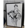 Image 2 : 2 Framed Modern Fashion Art 32" x 22"