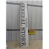 Image 1 : Wooden General Store Sign 12" X 72"