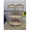 Image 1 : Wicker Corner Shelf 32" H Up to 19"W