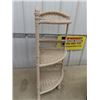 Image 2 : Wicker Corner Shelf 32" H Up to 19"W